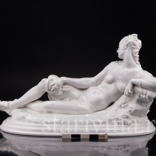 Фарфоровая статуэтка Отдых, лежащая обнаженная, KPM, Германия, пер. пол. 20 в.