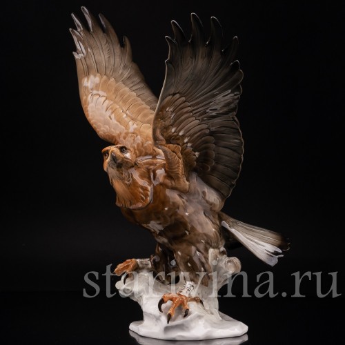 Фарфоровая статуэтка птицы Орёл, Hutschenreuther, Германия, 1955-69 гг.