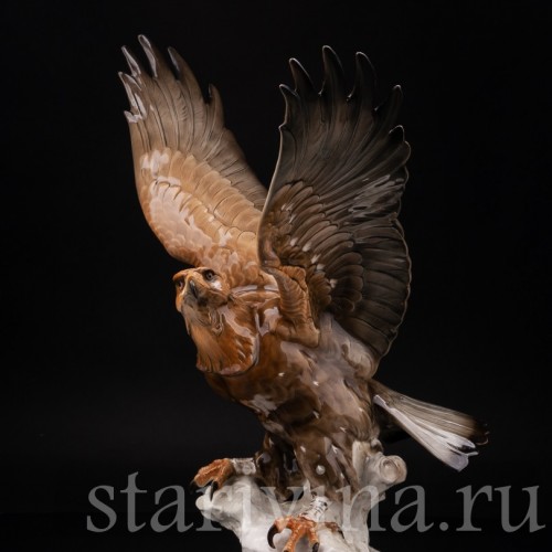 Фарфоровая статуэтка птицы Орёл, Hutschenreuther, Германия, 1955-69 гг.
