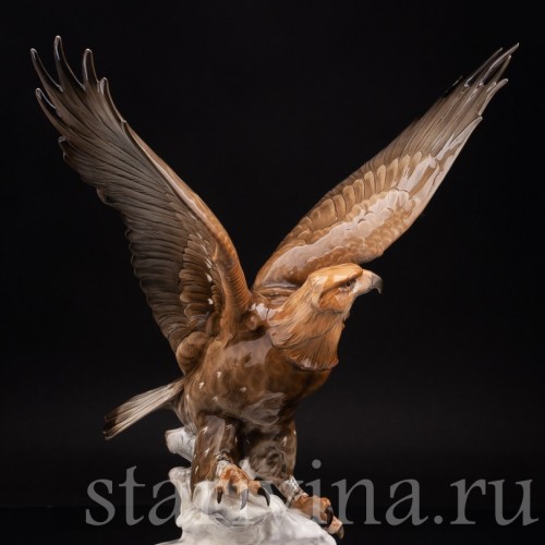 Фарфоровая статуэтка птицы Орёл, Hutschenreuther, Германия, 1955-69 гг.