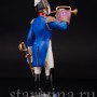 Фарфоровая статуэтка солдата Трубач дворянской гвардии, 1801, Volkstedt, Германия, вт. пол. 20 в.