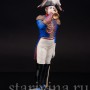 Фарфоровая статуэтка солдата Трубач дворянской гвардии, 1801, Volkstedt, Германия, вт. пол. 20 в.