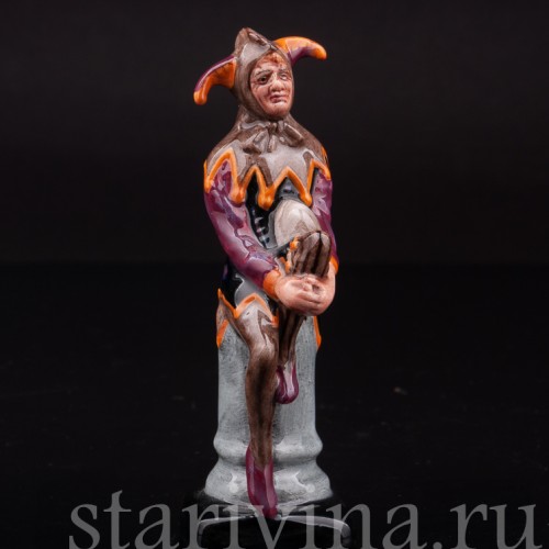 Фарфоровая фигурка Джокер, миниатюра, Royal Doulton, Великобритания, 1990 г.