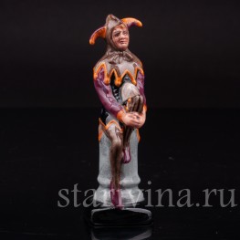 Фарфоровая фигурка Джокер, миниатюра, Royal Doulton, Великобритания, 1990 г.