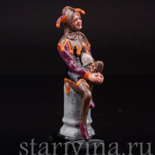 Фарфоровая фигурка Джокер, миниатюра, Royal Doulton, Великобритания, 1990 г.
