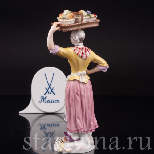 Фарфоровая статуэтка Продавщица фруктов, Cries de Paris, Meissen, Германия, 1986 г.