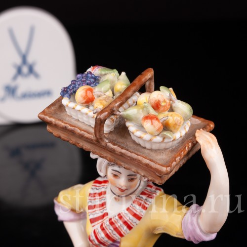 Фарфоровая статуэтка Продавщица фруктов, Cries de Paris, Meissen, Германия, 1986 г.