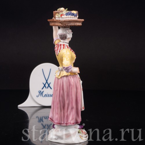 Фарфоровая статуэтка Продавщица фруктов, Cries de Paris, Meissen, Германия, 1986 г.