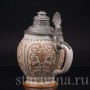 Старинная пивная кружка Маски, 1/2 л, Villeroy & Boch, Германия, 1887 г.