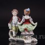 Фигурка из фарфора Танцующие дети, Volkstedt, Германия, кон. 19, нач. 20 вв.