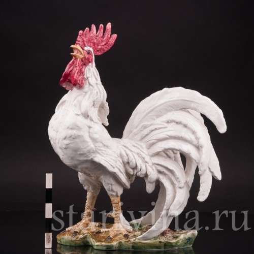 Фарфоровая статуэтка птицы Петух, Capodimonte, Италия, вт. пол. 20 в.