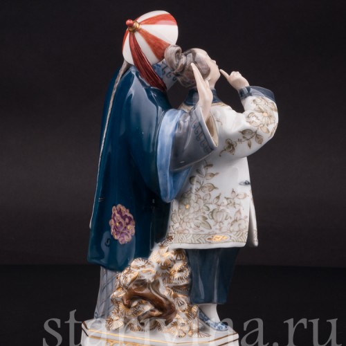 Фарфоровая статуэтка Соловей, Royal Copenhagen, Дания.