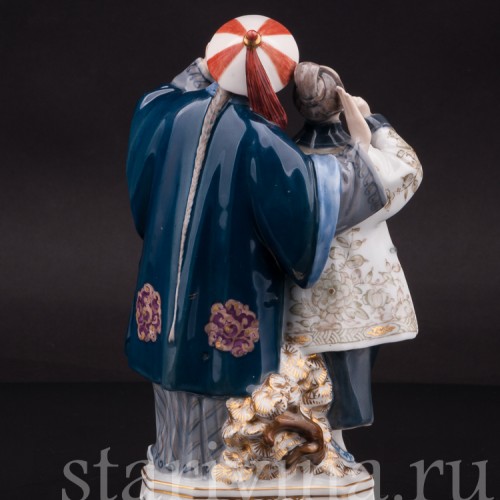 Фарфоровая статуэтка Соловей, Royal Copenhagen, Дания.