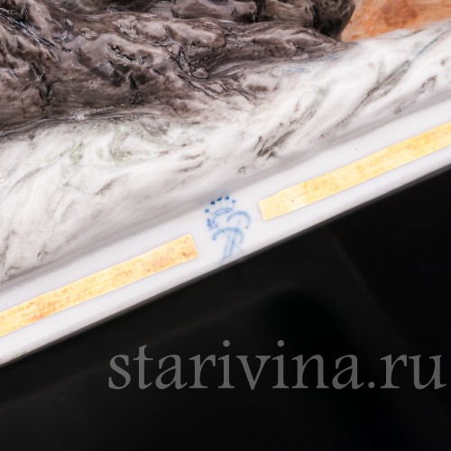 Композиция из фарфора Дети под деревом, Dressel, Kister & Co, Германия, нач. 20 в.