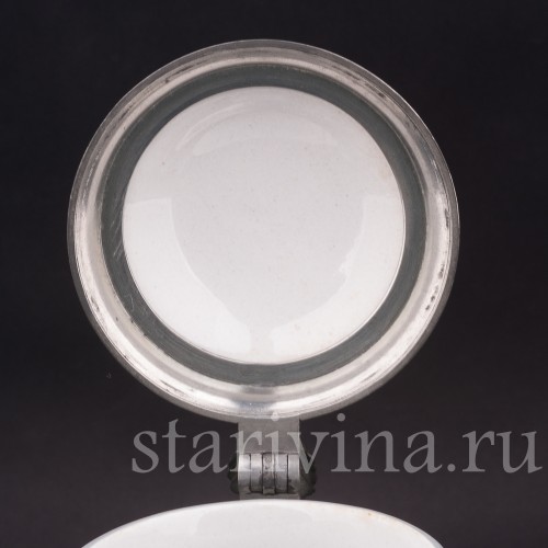 Старинная пивная кружка Три друга, 1 л, Villeroy & Boch, Германия, 1904 г.