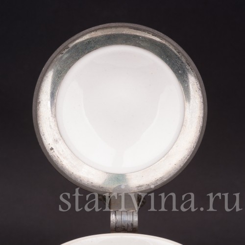 Старинная пивная кружка Любовная сцена в таверне, 1/2 л, Villeroy & Boch, Германия, 1903 г.