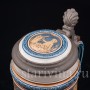 Старинная пивная кружка Процессия херувимов, 1/2 л, Villeroy & Boch, Германия, 1892 г.