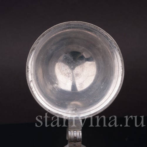 Старинная пивная кружка Наполняй и опустошай, 1/2 л, Dumler & Breiden, Германия, 1907-1920 гг.