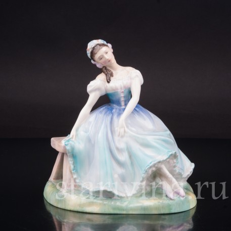 Фарфоровая статуэтка балерины Жизель, Royal Doulton, Великобритания, 1950-е гг.