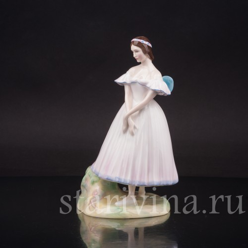 Статуэтка балерины из фарфора Сильфида, Royal Doulton, Великобритания, 1953-65 гг.