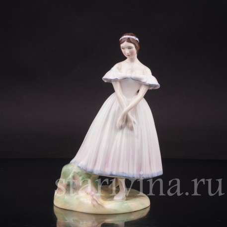 Статуэтка балерины из фарфора Сильфида, Royal Doulton, Великобритания, 1953-65 гг.