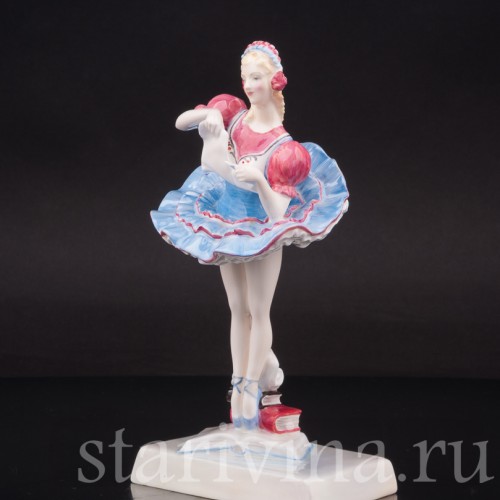 Фарфоровая статуэтка балерины Коппелия, Royal Doulton, Великобритания, 1952-59 гг.