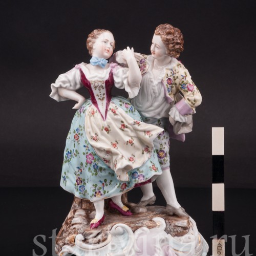 Статуэтка из фарфора Танцующая пара, Volkstedt, Германия, кон. 19 в.