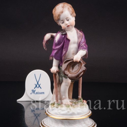 Статуэтка из фарфора Купидон-нищий, Meissen, Германия, кон.19 - нач.20 вв.