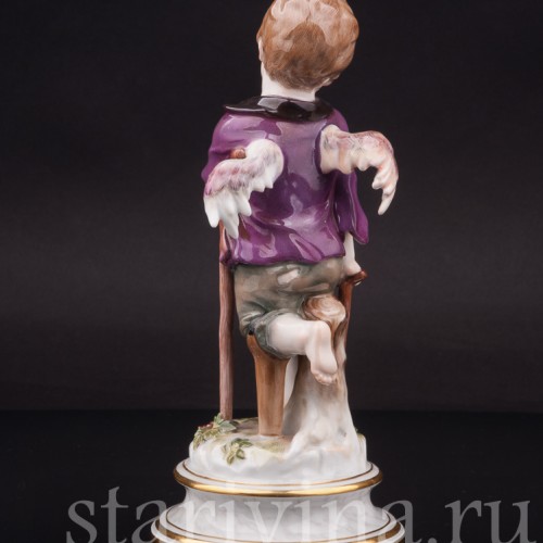 Статуэтка из фарфора Купидон-нищий, Meissen, Германия, кон.19 - нач.20 вв.