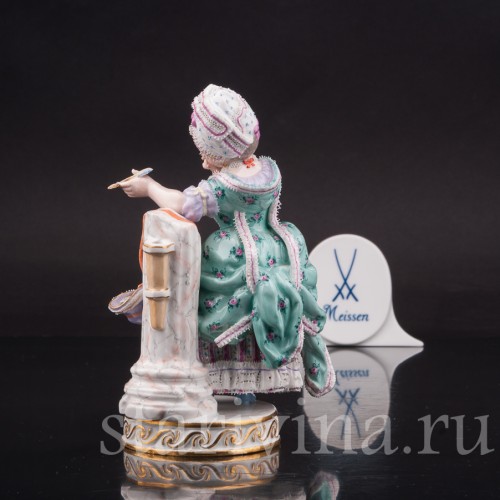 Фарфоровая статуэтка Девушка со стрелой амура, Meissen, Германия, сер. 19 - нач. 20 вв.