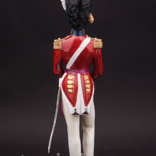 Фарфоровая статуэтка Офицер гренадерской гвардии, 1840 г, Sitzendorf, Германия, вт. пол. 20 в.