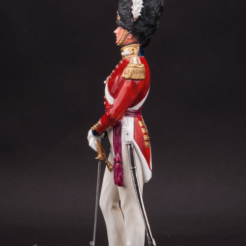 Фарфоровая статуэтка Офицер гренадерской гвардии, 1840 г, Sitzendorf, Германия, вт. пол. 20 в.