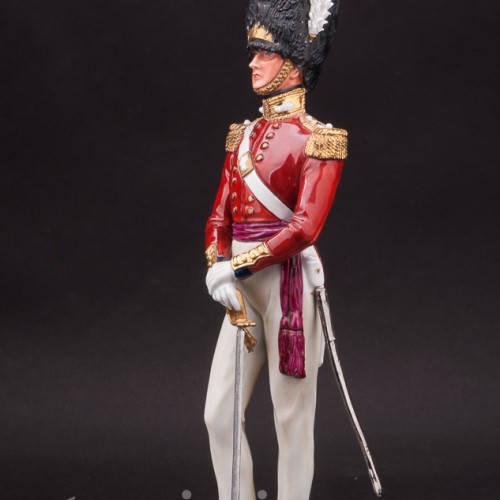 Фарфоровая статуэтка Офицер гренадерской гвардии, 1840 г, Sitzendorf, Германия, вт. пол. 20 в.