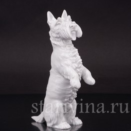 Фигурка собаки из фарфора Скотч терьер, Meissen, Германия, 1956 г.