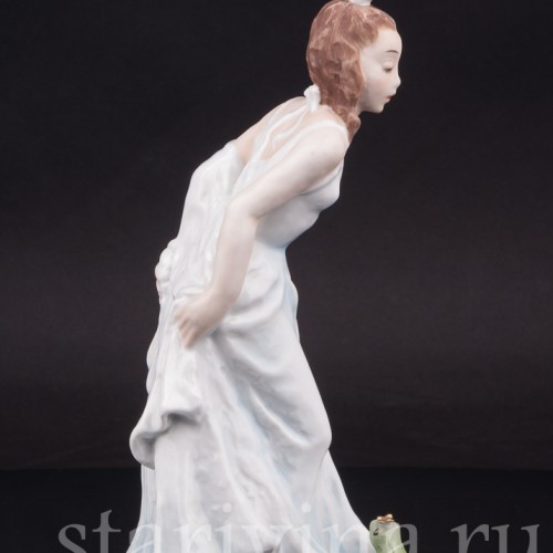 Фарфоровая статуэтка Принцесса и лягушонок, Rosenthal, Германия, 1950-60 гг.