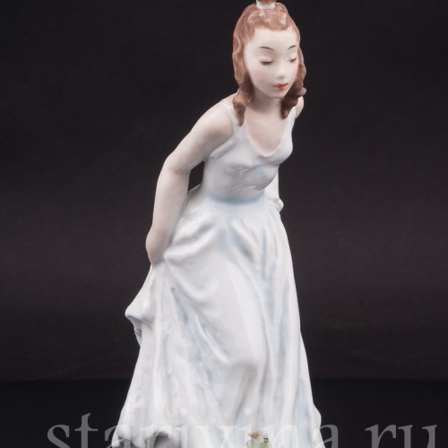 Фарфоровая статуэтка Принцесса и лягушонок, Rosenthal, Германия, 1950-60 гг.