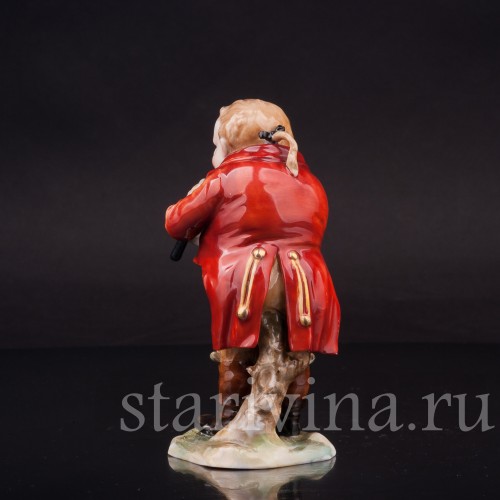 Фигурка из фарфора Музыкант с флейтой Дрезден, Германия, сер. 20 в.