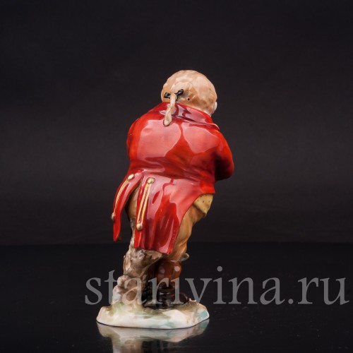 Фигурка из фарфора Музыкант с флейтой Дрезден, Германия, сер. 20 в.