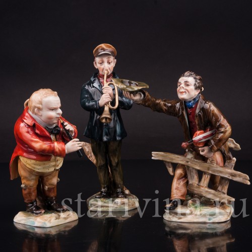 Фигурка из фарфора Музыкант со скрипкой Дрезден, Германия, нач. 20 в.