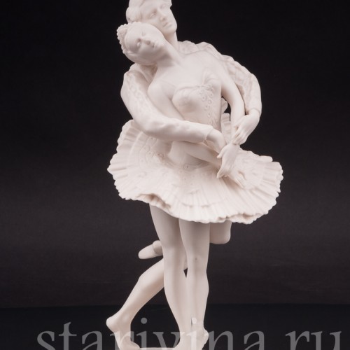 Фарфоровая фигурка Лебединое озеро, Franklin Porcelain, Великобритания, 1977 гг.