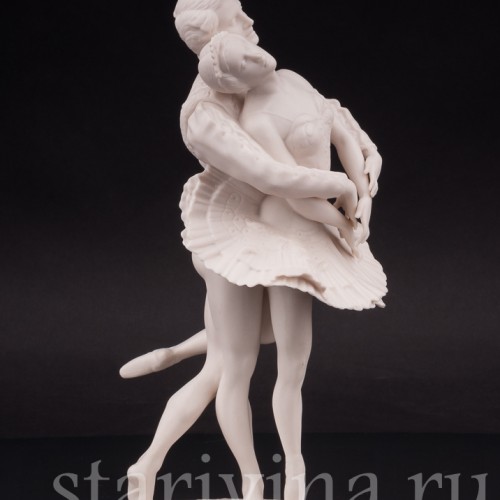 Фарфоровая фигурка Лебединое озеро, Franklin Porcelain, Великобритания, 1977 гг.