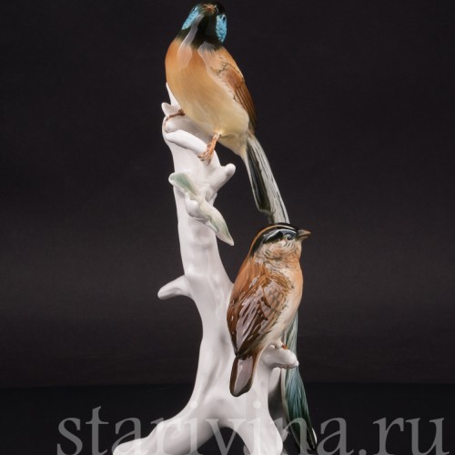 Фарфоровая статуэтка Райские птицы, Karl Ens, Германия, сер. 20 в.