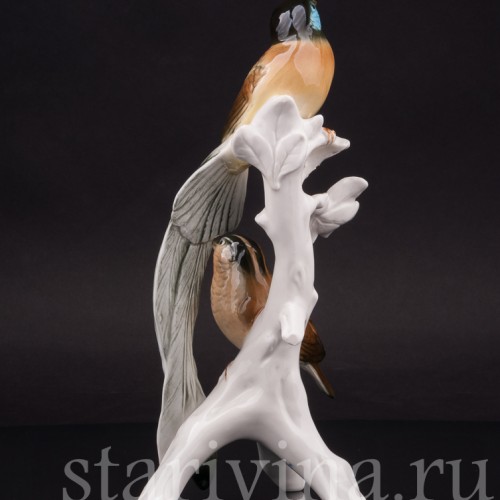 Фарфоровая статуэтка Райские птицы, Karl Ens, Германия, сер. 20 в.