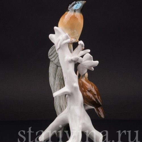 Фарфоровая статуэтка Райские птицы, Karl Ens, Германия, сер. 20 в.