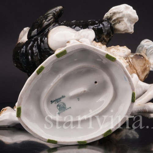 Фигурка птиц из фарфора Два страуса Hutschenreuther, Германия, 1955-68 гг.
