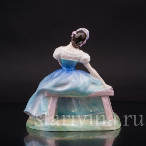 Статуэтка балерины из фарфора Жизель, Royal Doulton, Великобритания, 1950 гг.