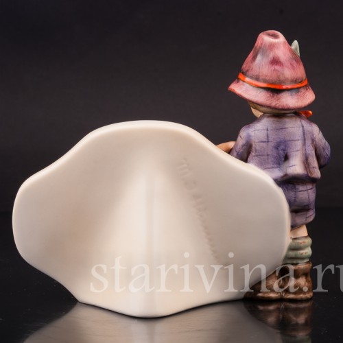 Фарфоровая фигурка Задачка, фирменная табличка, Goebel, Германия, 1993 г.