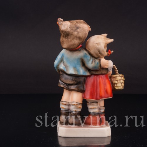 Фарфоровая фигурка За грибами, Goebel, Германия, 1960-72 гг.