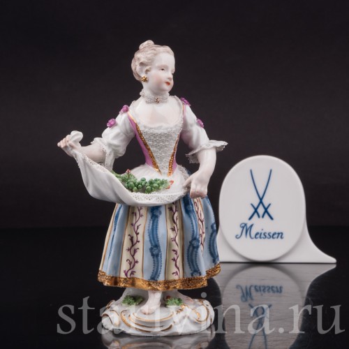 Девушка с виноградом, Meissen, Германия, кон.18 в
