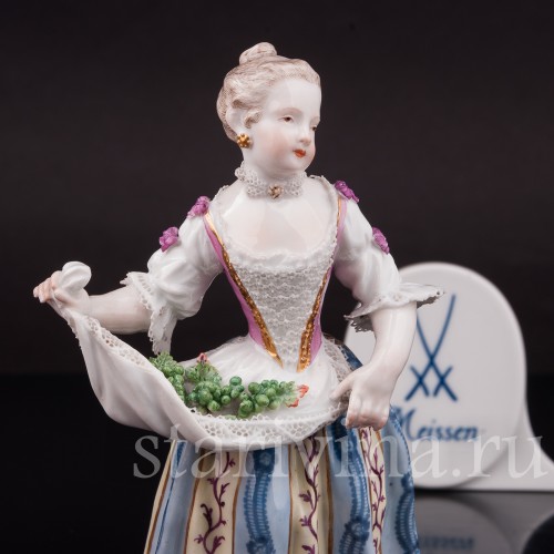 Девушка с виноградом, Meissen, Германия, кон.18 в
